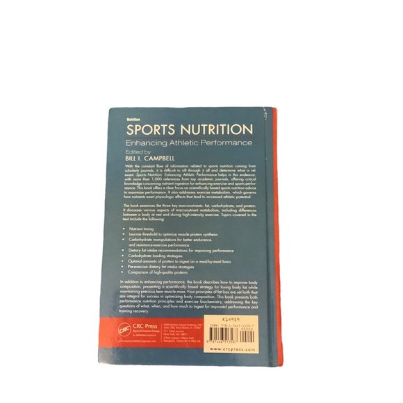 SPORTS NUTRITION Enhancing Athletic Performance Book-Bill I. Campbell - Picture 2 of 6